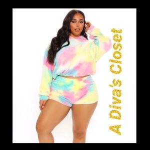 Tie Dye Short Set